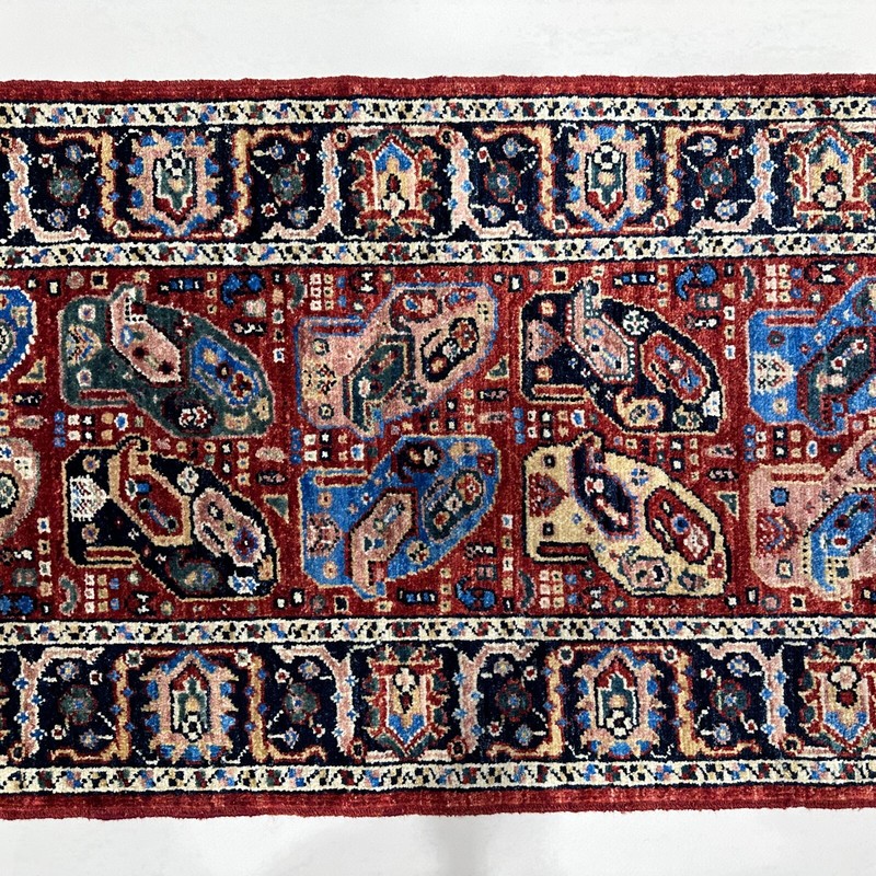 Handmade (2'1" x 5'8") Boho Oriental Afghan Tribal Wool Runner Rug gallery