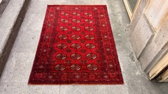 3’11” X 5’8” Vintage Carpet Natural Village Rug Handmade Rug.SKU:T1741