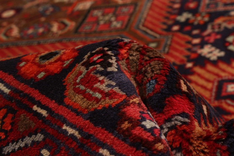 Vintage Hand-knotted Runner Rug 3'5" x 9'8" Traditional Oriental Wool Carpet gallery