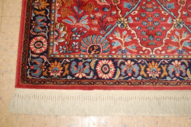VERY RARE AUTHENTIC AMERICAN KARASTAN ISPAHAN PATTERN # 766 RUG SIZE 4'3" x 6' gallery