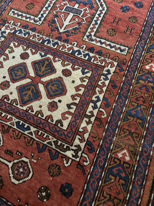 Antique early 20th C Fachralo Kazak EXCELLENT CONDITION gallery