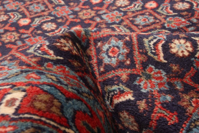 3'7" x 10'4" Vintage Hand-knotted Runner Rug Traditional Oriental Wool Carpet gallery