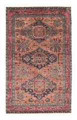 Traditional Vintage Hand-Knotted Area Rug 4’10” x 7’10” Oriental Wool Carpet