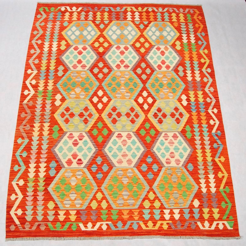 Kilim Kaudani Lana Hand Made In Afganistan 242x180 CM (Galleriafarah1970) gallery