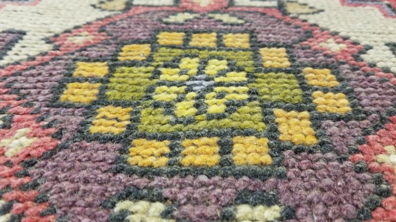 Beautiful Antique Wool Pile Natural Dye Tribal Area Rug 1'9"×3'1" gallery