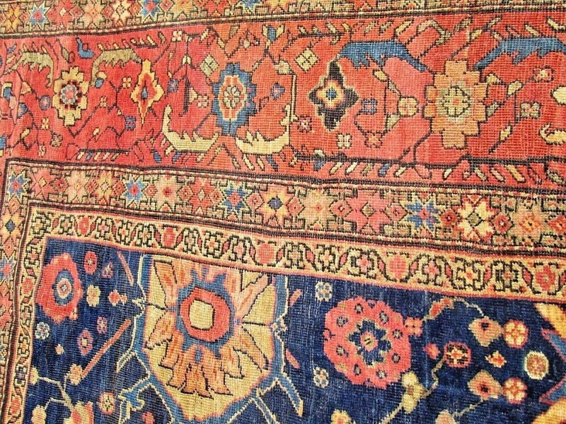 ANTIQUE SULTANABAD ORIENTAL CARPET_10 x 15_CIRCA 1880 FROM MY COLLECTION gallery
