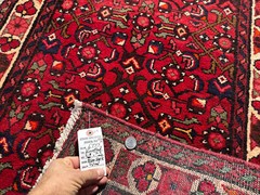LONG ANTIQUE HERIZ RUNNER RUG 2×14 HAND-KNOTTED vintage handmade REAL 2×13 3×14