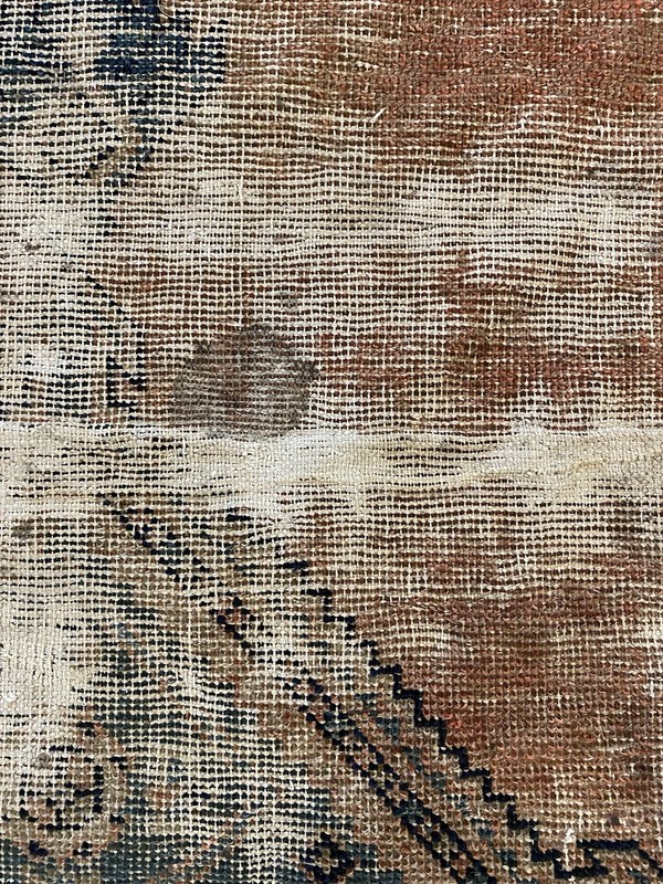 Vintage Rug 3' 8 x 6' 11 Dusty Rose Hand Knotted Oriental Rug gallery