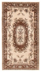 Vintage 3’8″ x 6’7″ Traditional Hand Knotted Vegetable Dye Wool Area Rug