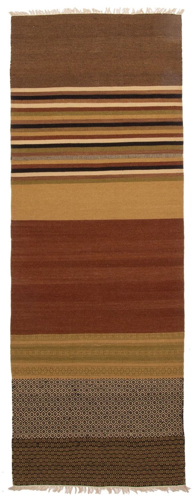 Vintage 2'10" x 8'0" Traditional Wool Hand Woven Oriental Area Rug