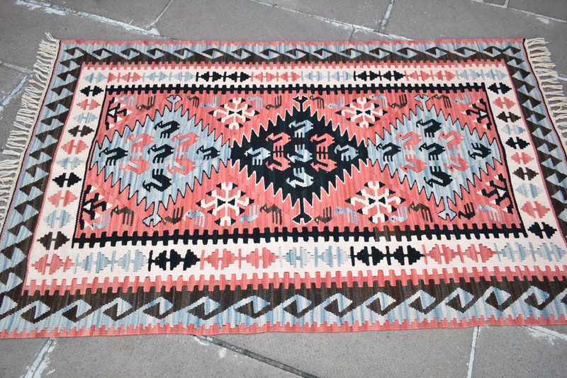 Vintage Turkish Rug 41'' x 67'' Anatolian Kayseri Rug Home Decor Wool Area Rug gallery