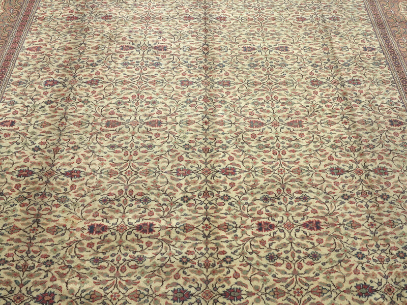 Vintage Rugs, Anatolia Wool Carpet, Floor Teppich, Handmade Large Rug 91"X139" gallery