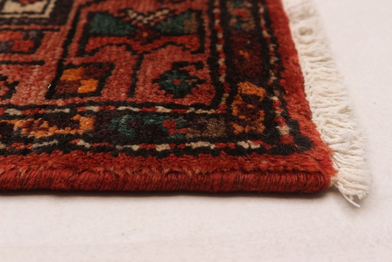 3'7" x 9'4" Vintage Hand-knotted Runner Rug Traditional Oriental Wool Carpet gallery