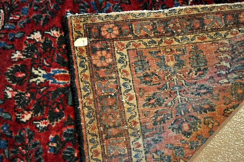3'X4' Circa 1920's Sarouk Lilihan DESIGN great condition GENUINE Antique gallery