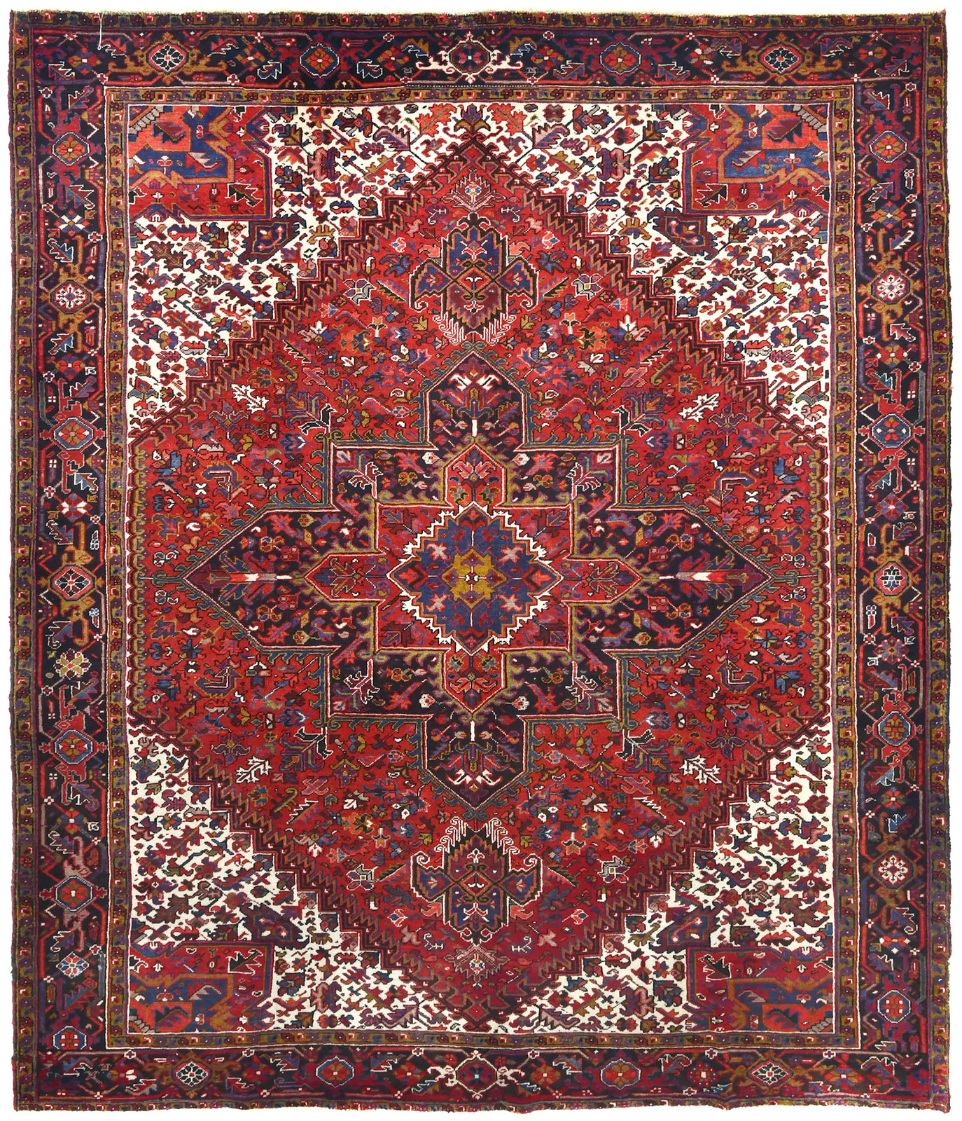 9'5X11'1 Vintage Handmade Oriental Rug Classic Design Living Room Carpet gallery