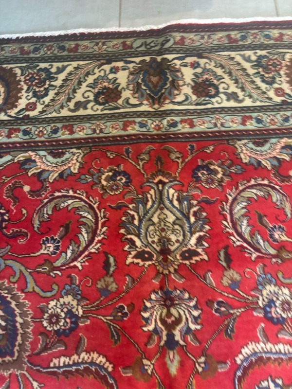 SIMI ANTIQUE. HAND MADE. 13x10. EXCELLENT CONDITION. FULL PILE.WITH SINGNR gallery
