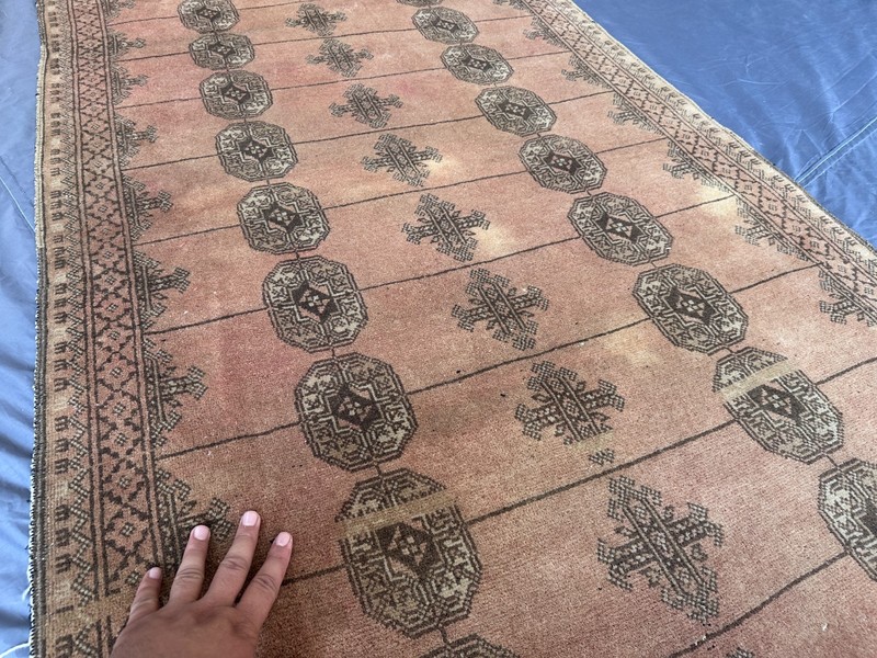 Vintage Afghan Tribal Rug Terracotta Mori Gol Bedroom Living Room 3'4x5'1 gallery