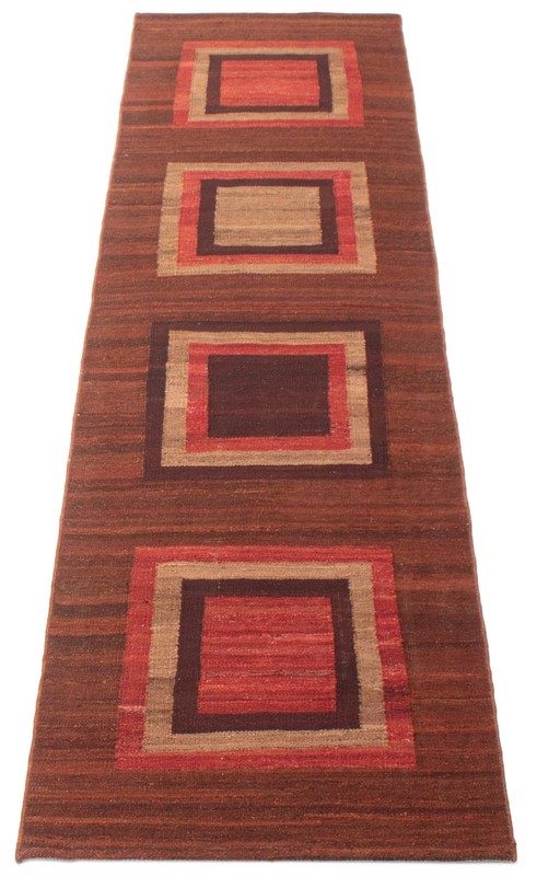 Vintage Hand Woven Area Rug 2'6" x 9'10" Traditional Wool Oriental Carpet gallery