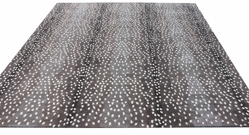 Antelope Chetah Animal Brown Contemporary Handmade Tufted 100% Woolen area rug gallery