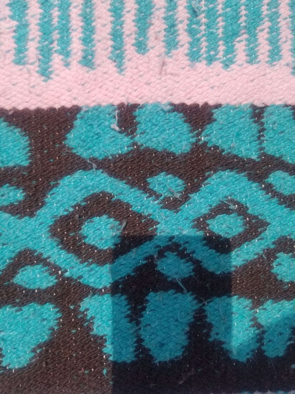 Vintage Handmade Geometric Wool Flatweave Kilim Rug 186x122 cm gallery