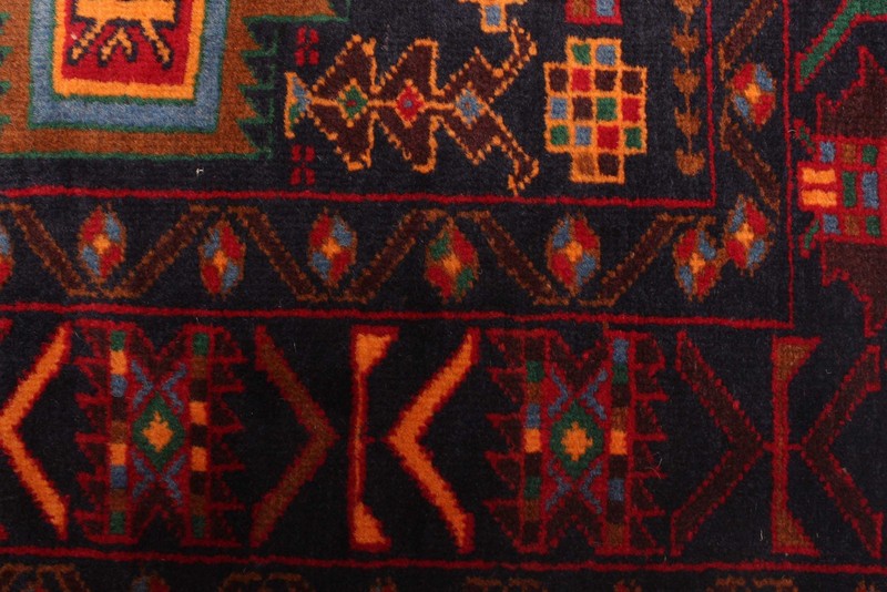 Vintage Traditional Hand-Knotted Area Rug 3'4" x 6'4" Oriental Wool Carpet gallery