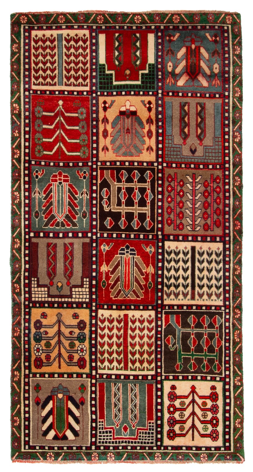 Vintage 3'5" x 6'8" Traditional Hand Knotted Vegetable Dye Wool Area Rug gallery