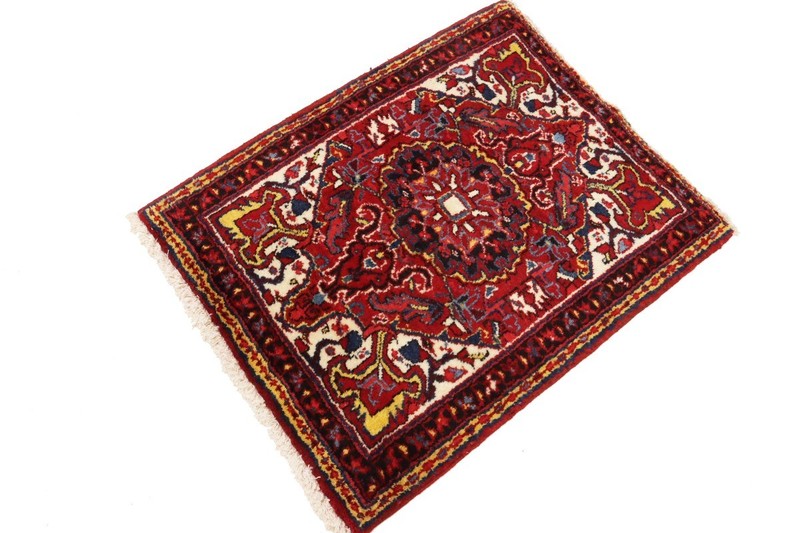Handmade Wool Tribal Area Rug 2'6X3'2 ft Geometric Farmhouse Oriental Carpet gallery