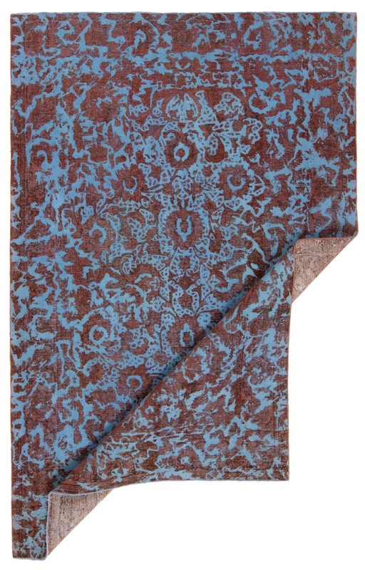 Vintage Hand Knotted Persian Rug 290x186cm - Oriental, Carpet, Rug, Blue gallery