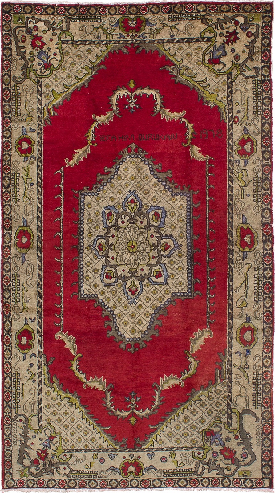 Traditional Vintage Hand-Knotted Area Rug 5'6" x 9'11" Oriental Wool Carpet gallery