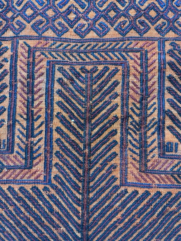 Vintage Fabulous Hand Woven Afghan Prayer Design Wool Weaving Kilim Rug Carpet gallery