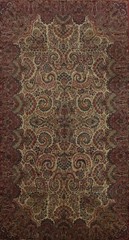Ivory Wool Classic Antique Rug 12×22 Vegetable Dye Handmade Palace Size Carpet