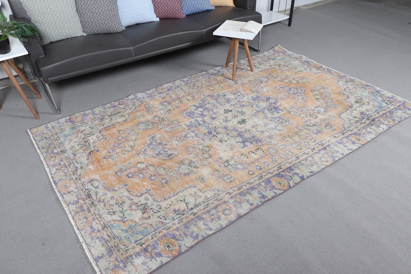 Bedroom Rug, Art Rug, 4.9x8 ft Area Rugs, Turkish Rug, Vintage Rug, Floor Rug gallery