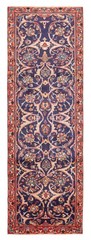 3’9″ x 10’11” Vintage Hand-knotted Runner Rug Traditional Oriental Wool Carpet