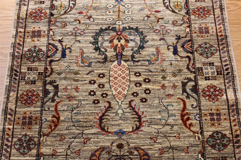 20 FT LONG HALL RUNNER Handmade Fine Quality Made of Natural Wool Natural Dyes gallery