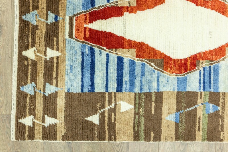 Custom Turkish Oushak Rug – Handwoven Organic Wool Desert Modern Living Room gallery