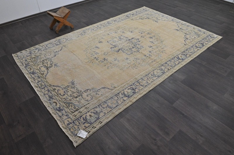Oushak Turkish Vintage Rug 5x9 Kilim Rug Anatolian Handmade Boho Decor BEIGE gallery