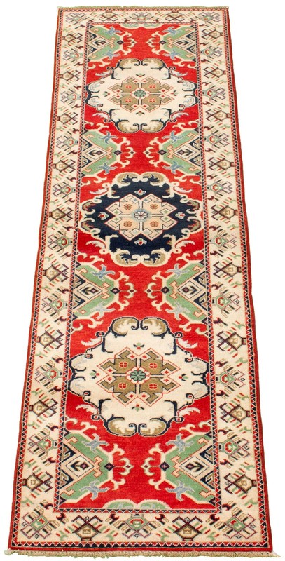 Vintage Hand-knotted Runner Rug 2'8" x 9'3" Traditional Oriental Wool Carpet gallery