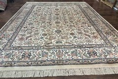 Karastan Rug #738 Tabrizz Design 8.8 x 10.6 Room Sized Wool Pile Carpet Vintage