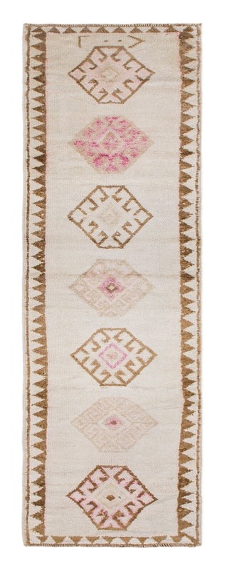 Antique Oushak Runner Rug 2'10" x 13'2" | 86 x 402 cm, Long Vintage Hallway Rug gallery