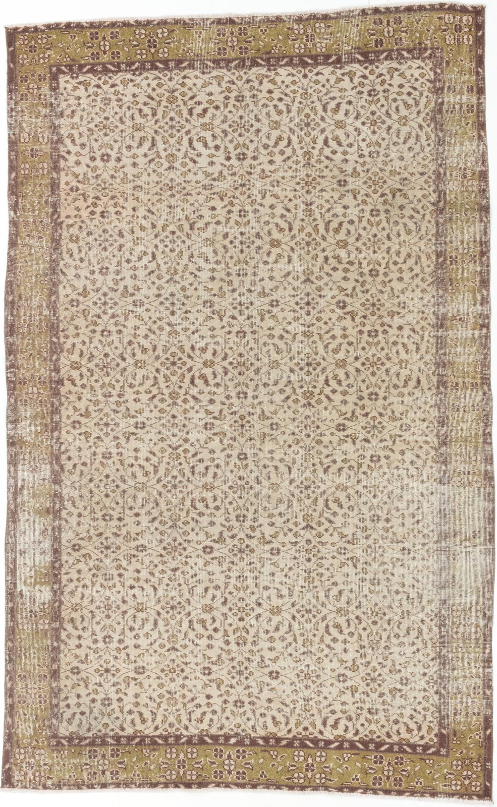 Traditional Vintage Hand-Knotted Area Rug 5'8" x 9'2" Oriental Wool Carpet gallery
