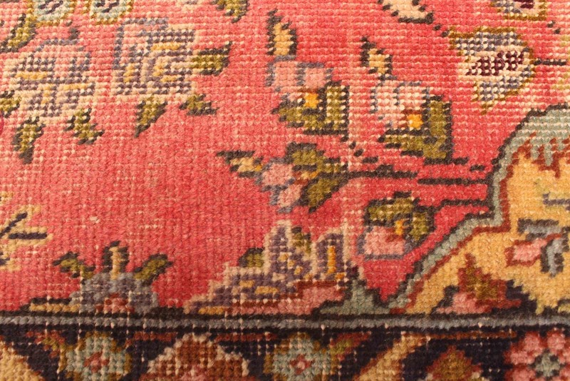 Vintage Hand-Knotted Area Rug 3'1" x 4'10" Traditional Wool Carpet gallery