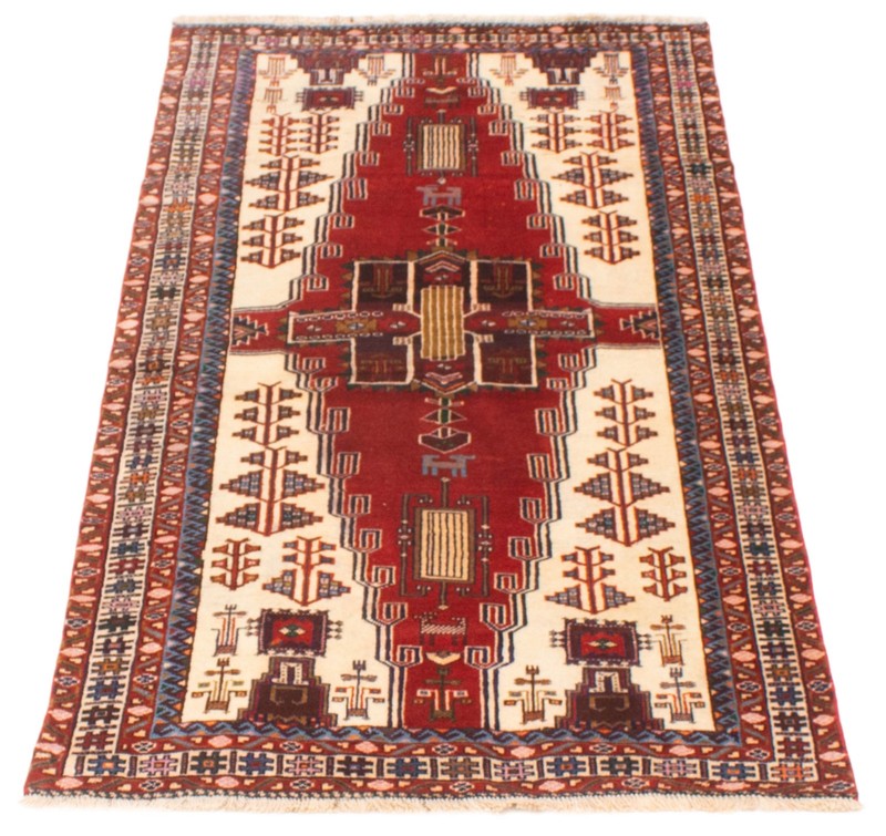 Vintage Hand-Knotted Area Rug 3'3" x 6'4" Traditional Wool Carpet gallery