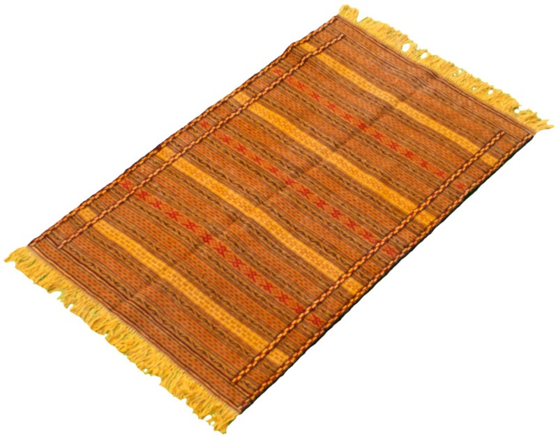 Vintage Hand Woven Area Rug 3'1" x 4'10" Traditional Wool Oriental Carpet gallery