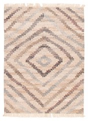 Vintage Hand Woven Area Rug 6’7″ x 9’8″ Traditional Wool Oriental Carpet