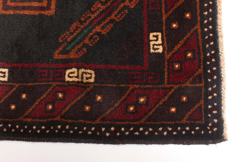 Vintage Traditional Hand-Knotted Area Rug 3'8" x 6'4" Oriental Wool Carpet gallery