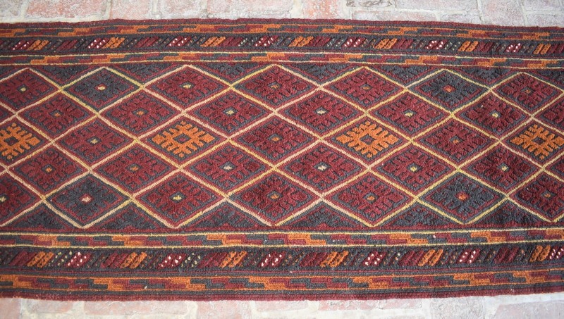 2x11 Ft Handmade Tribal Afghan Moshvani Hallway Runner Antique Persian Wool Rug gallery
