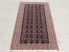 3x6ft. Handmade Caucasian Azerbaijan Wool Rug