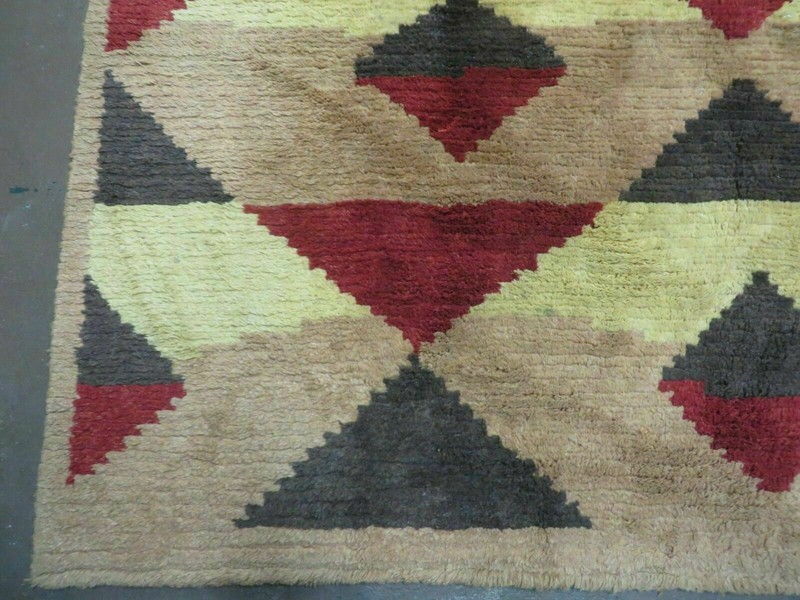6' X 8' Handmade Tibetan Nepal Chinese Wool Rug Art Deco Contemporary Modern gallery