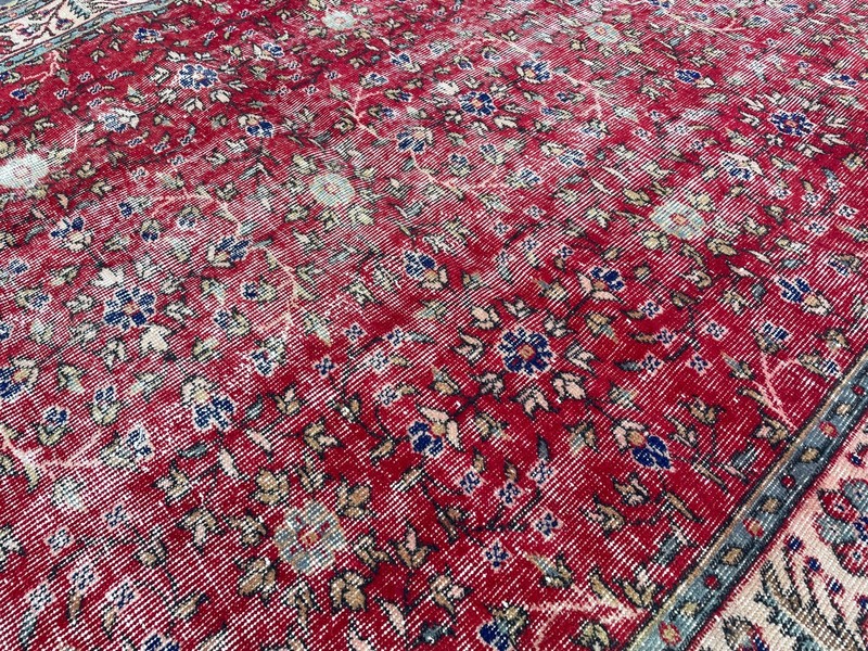 Turkish Vintage Rug, Handmade Wool Rug, Bohemian Large Rug, 5,7 x 8,7 ft gallery