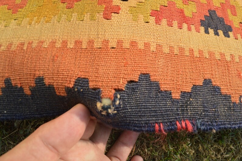 COLLECTORS' ITEM Beautiful Antique Shirvan Caucasian Daghistan Perpedil Kilim gallery